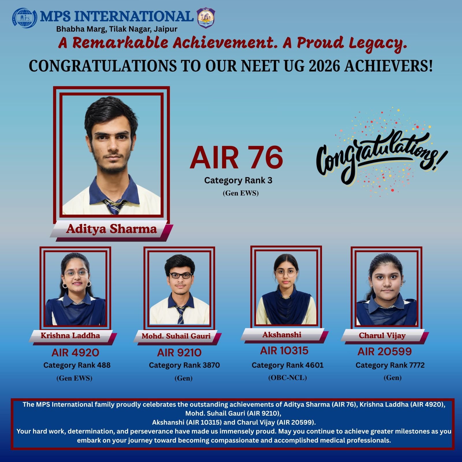 Our Achiever 7