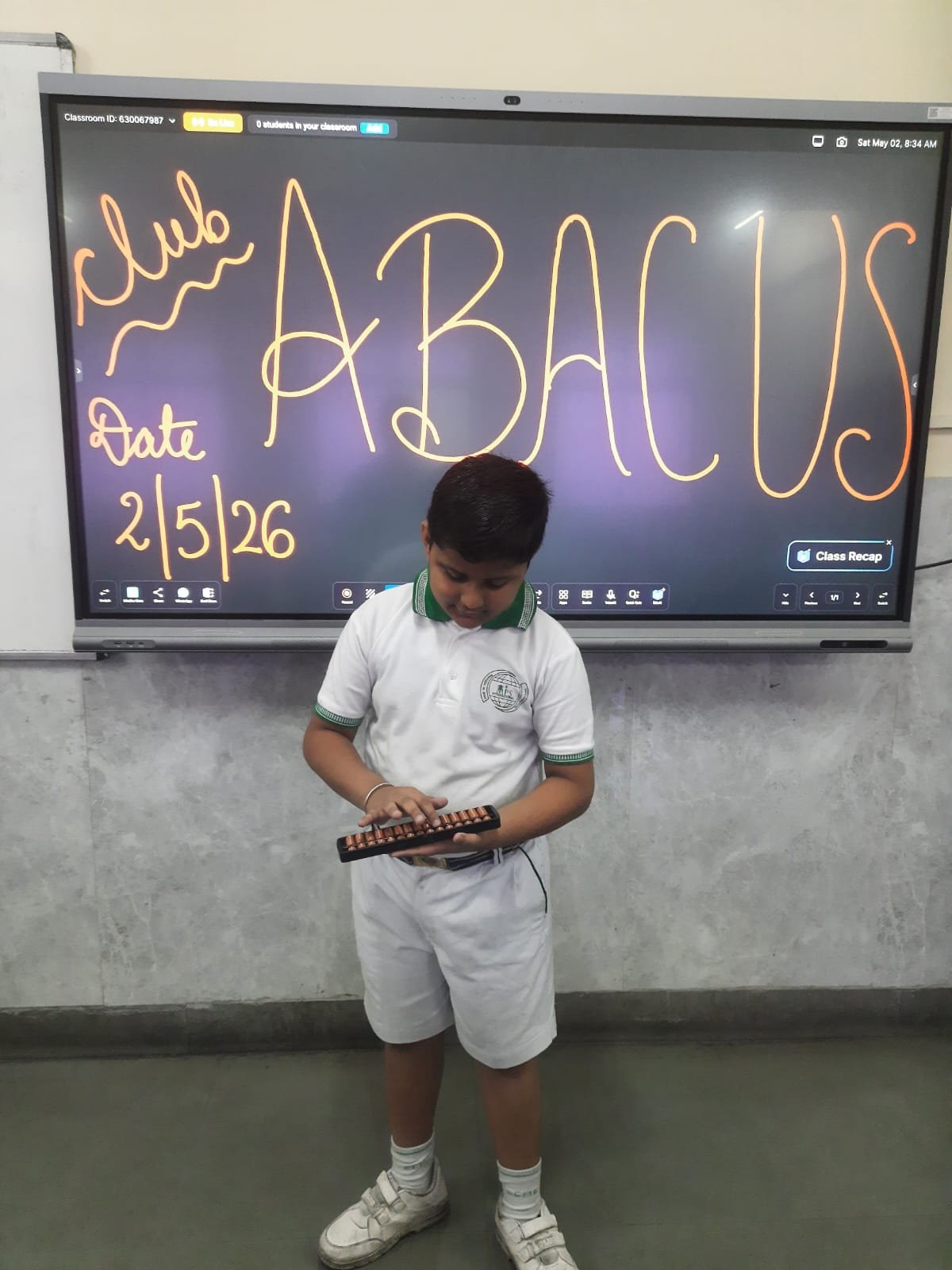 Abacus club activity at MPS International, Jaipur
