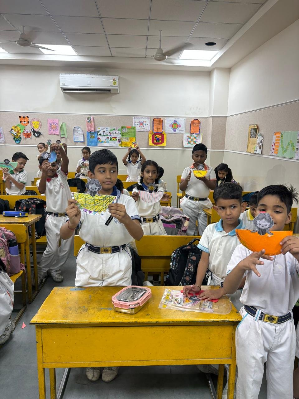 Crafty club activity at MPS International, Jaipur