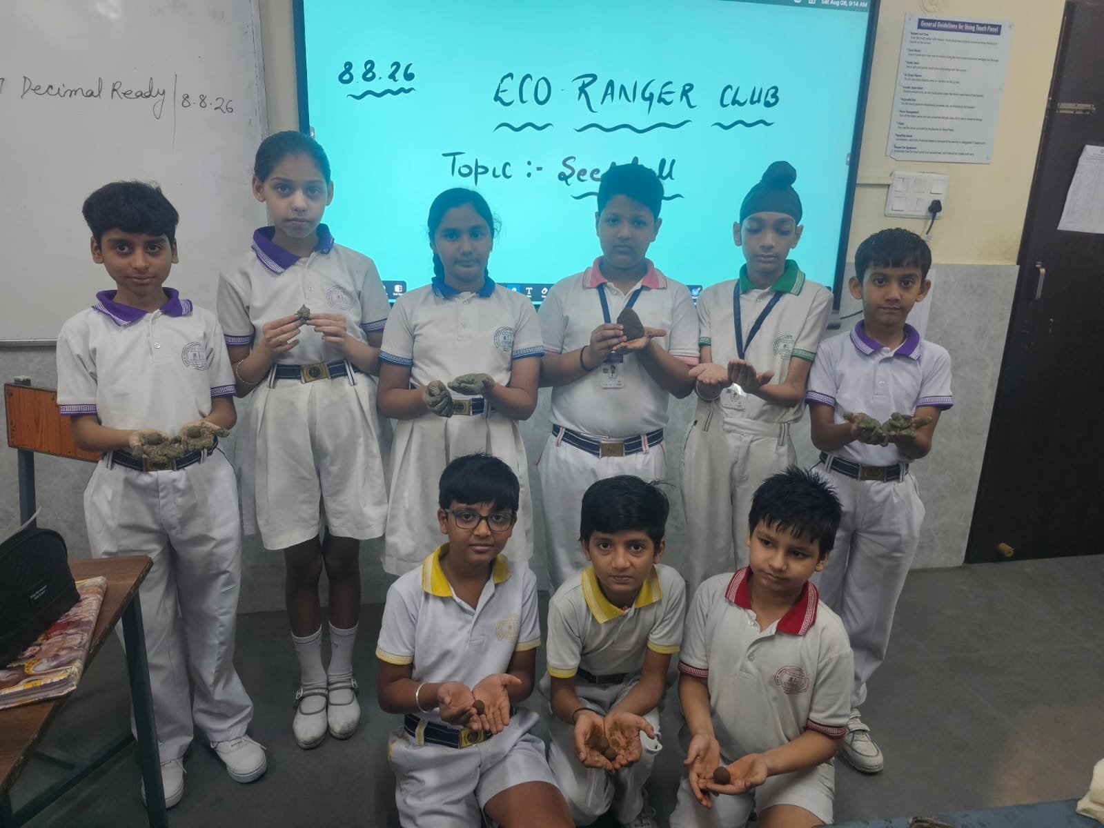Eco Rangers club activity at MPS International, Jaipur