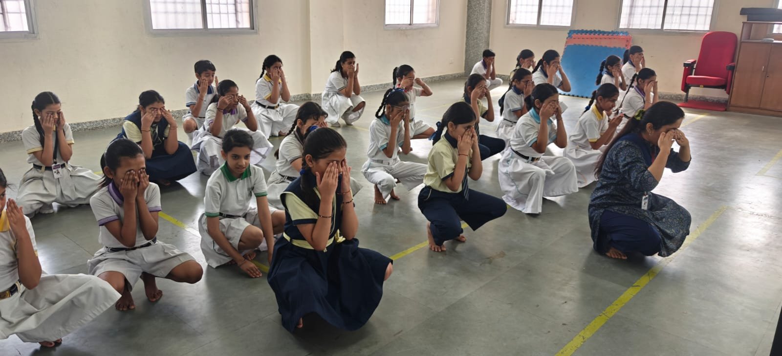 Nritya Nikatan club activity at MPS International, Jaipur