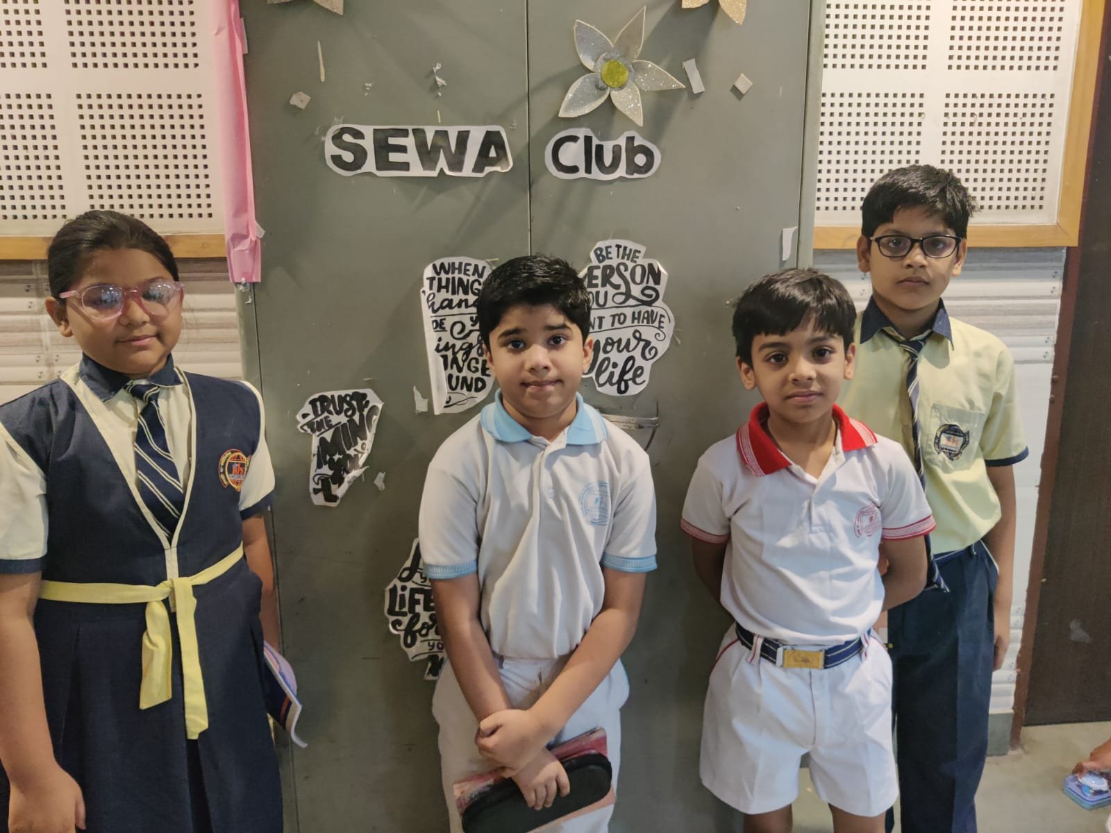 Sewa club activity at MPS International, Jaipur