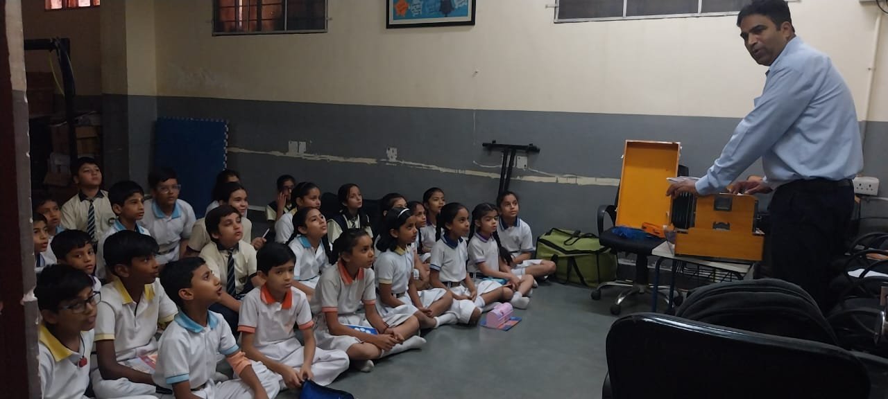 Music Vocal club activity at MPS International, Jaipur