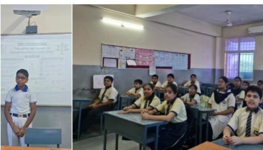 Raj Bhasha / Sanskars club activity at MPS International, Jaipur